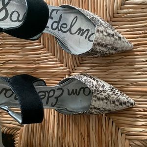 Sam Edelman open back sling pumps